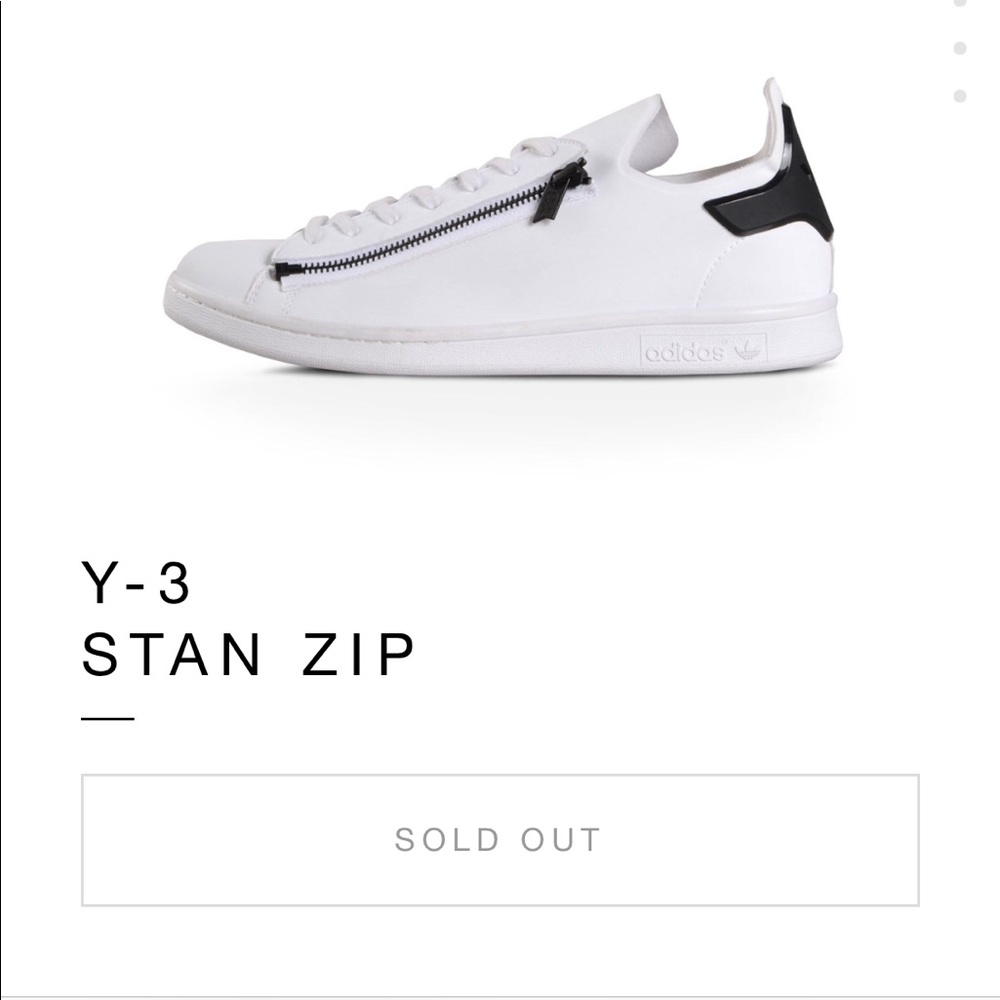 Y-3 adidas Stan Zip (Men’s 6.5/Women’s 8.5)